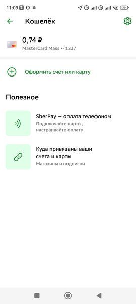 блок «SberPay – оплата телефоном»